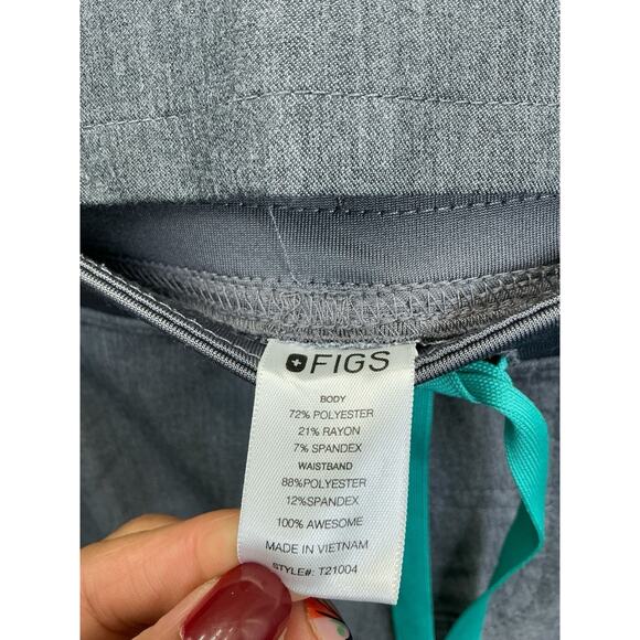 figs scrubs Medical Professional Set women Size Small Gray - Picture 10 of 13